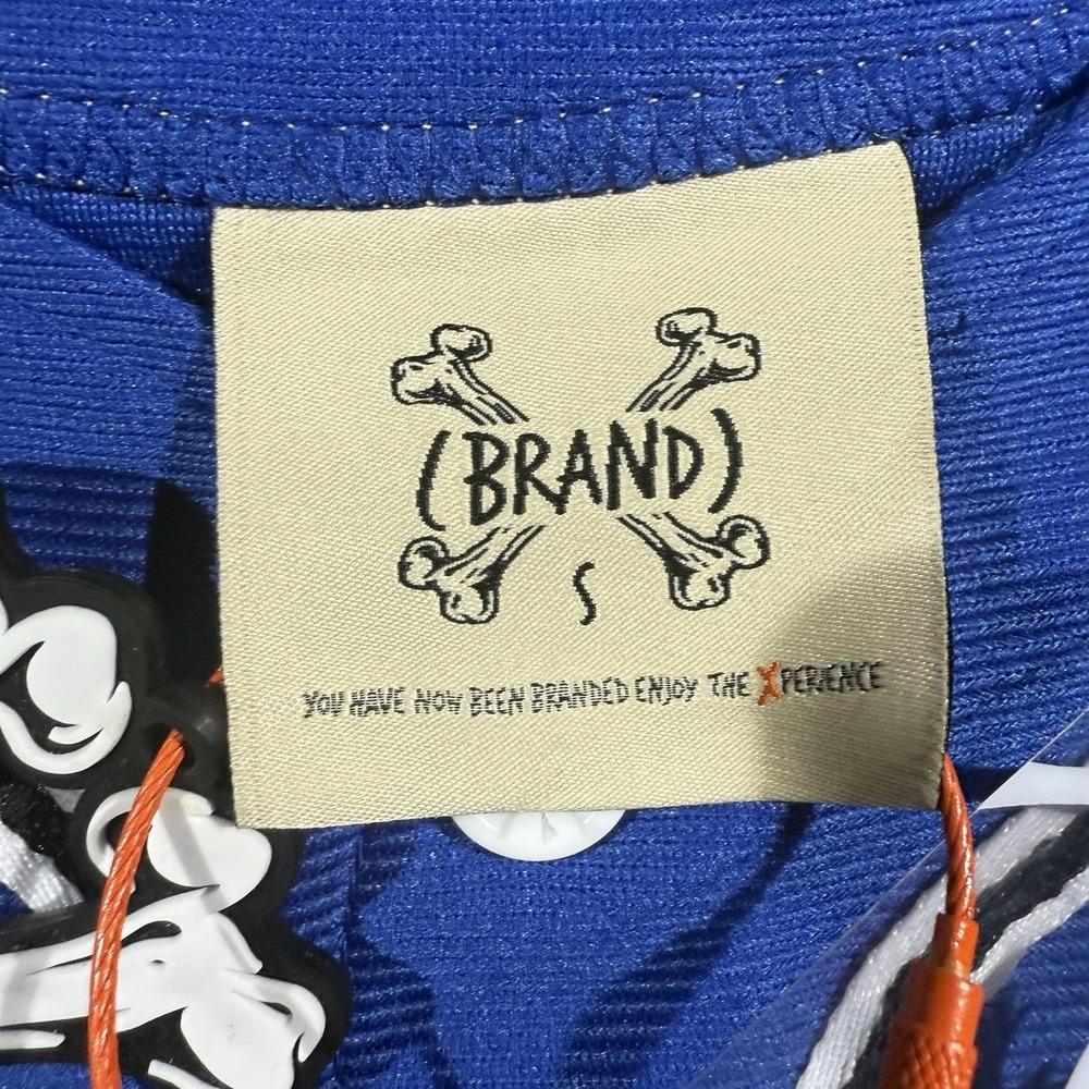 Brand X Shirt Youth Small Blue Los Angeles Baseball Jersey Marathon Continues - Picture 3 of 8